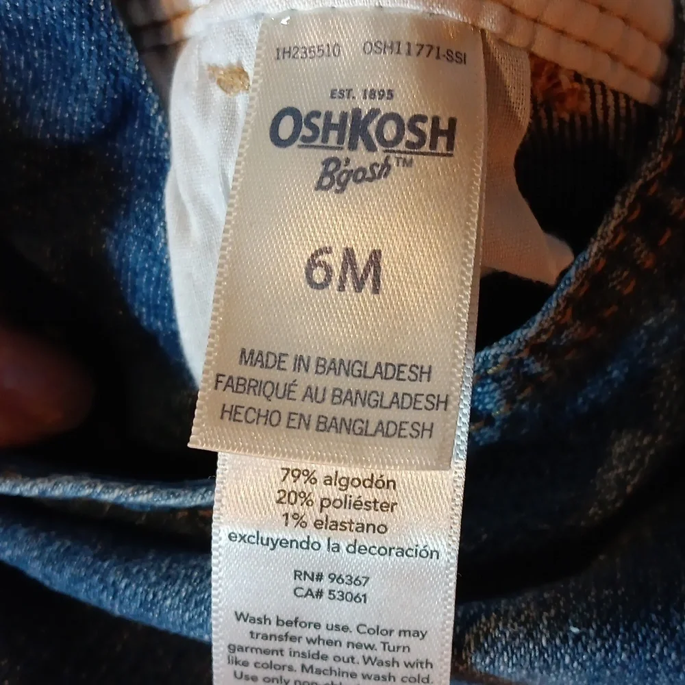 OshKosh B'gosh Overalls 6mo